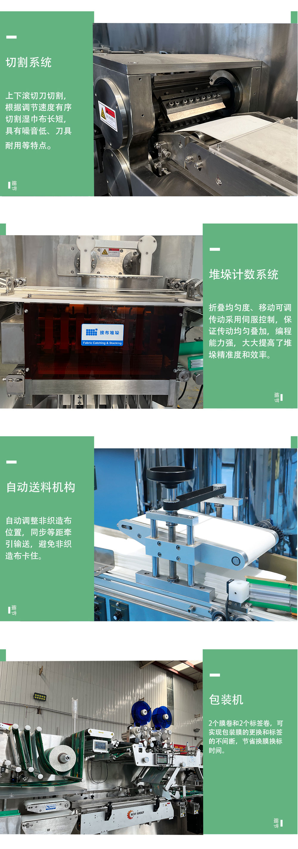 20道濕巾生產(chǎn)線流程 20道濕巾生產(chǎn)線流程
