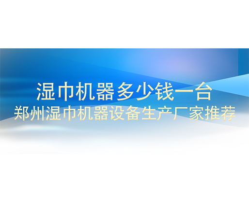 濕巾機(jī)器多少錢一臺，鄭州濕巾機(jī)器設(shè)備生產(chǎn)廠家推薦